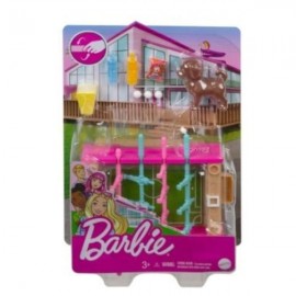 BARBIE SET DE JUEGOS CON MASCOTAS PERRITO CAFE GRG75