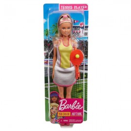 BARBIE PROFESIONES - TENISTA RUBIA DVF50