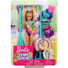 BARBIE STACIE CONJUNTO DE GIMNASTA GBK59