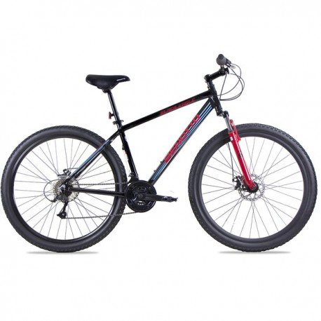 Bicicleta BENOTTO Montaña BLACK EAGLE R29 21V. Hombre FS Frenos Doble Disco Mecanico Aluminio Negro/Rojo Talla:UN MSHBGL2921UNN