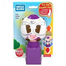 FISHER PRICE MEGA BLOKS PEEK A BLOCKS JUGUETE PARA BEBÉ - VACA GKX45