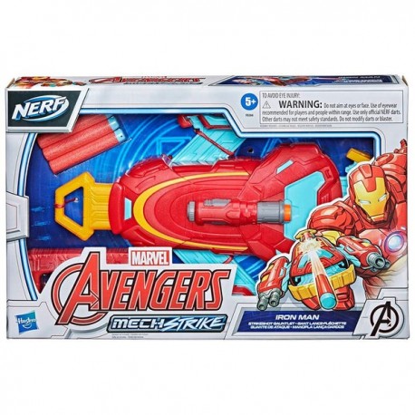 Guante de ataque Iron Man Nerf Avengers Mech Strike F0266
