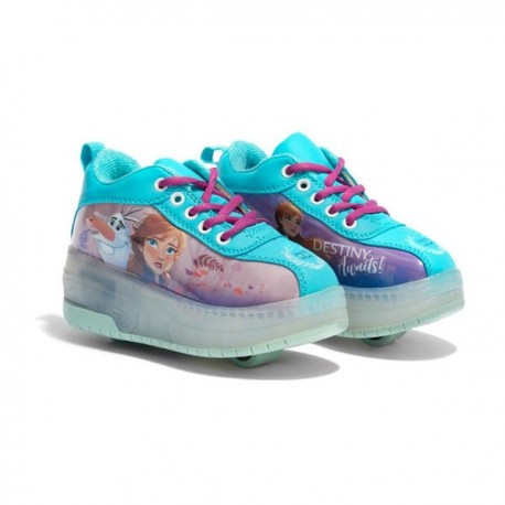 ZAPATO PATIN DOS LLANTAS CON LUZ FROZEN TALLA 22 71898