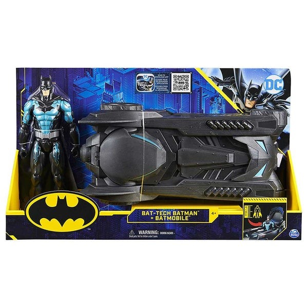 BATMAN BATIMÓVIL CON FIGURA DE 12 PULGADAS - AZUL 6058417