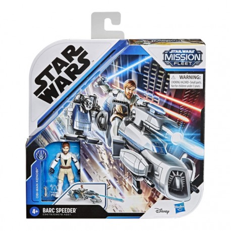 Star Wars Mission Fleet Obi-Wan Kenobi Jedi Speeder Chase E9678