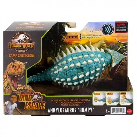 JURASSIC WORLD DINOSAURIOS RUGE Y ATACA - ANKYLOSAURUS GWY27