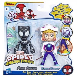 SPIDEY AMAZING FRIENDS - BLACK PANTHER Y GHOST-SPIDER F1469