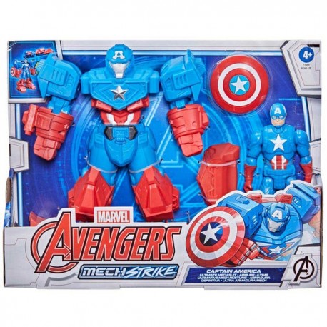 AVENGERS MECH STRIKE DLX FIGURE - CAPITÁN AMÉRICA F0262