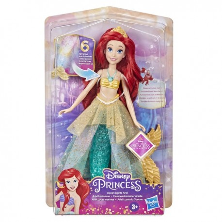 MUÑECA DISNEY ARIEL LUCES MARINAS F1555