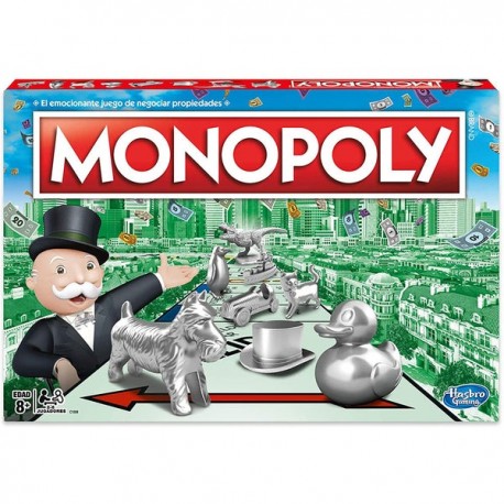 JUEGO DE MESA MONOPOLY CLASICO NUEVO HASBRO C1009