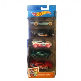 HOT WHEELS PAQUETE DE 5 - HW DESIGN LAB 1806