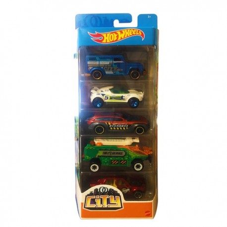 HOT WHEELS PAQUETE DE 5 - CITY IV 1806