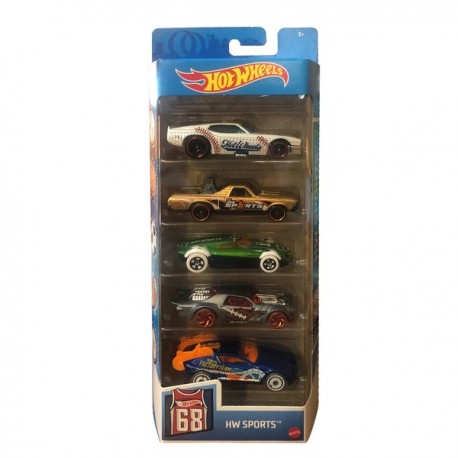 HOT WHEELS PAQUETE DE 5 - HW SPORTS 1806