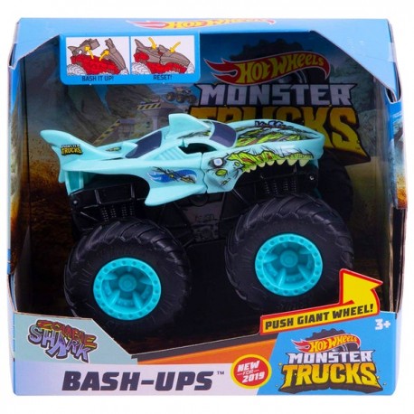 HOT WHEELS MONSTER TRUCKS SURTIDO ESCALA 1.44 - ZOMBIE SHARK GCF94