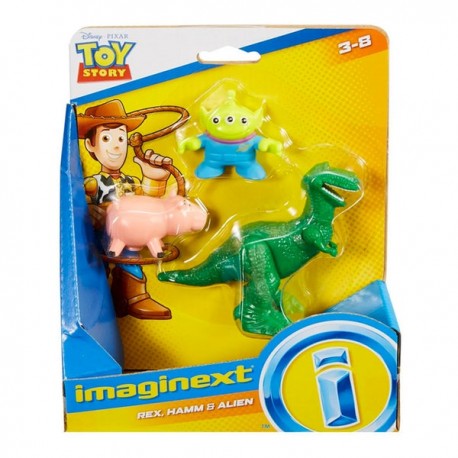 TOY STORY FIGURAS - REX, HAMM Y ALIEN GFT00