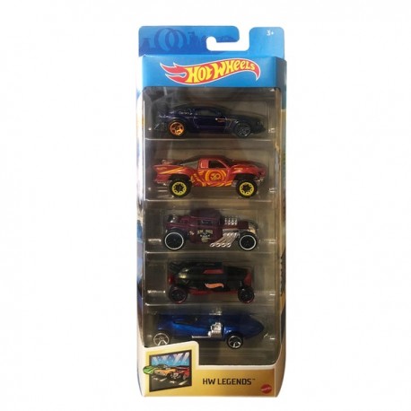 HOT WHEELS PAQUETE DE 5 - HW LEGENDS 1806