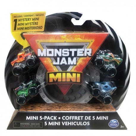 5 PACK MONSTER JAM MINI 6061232