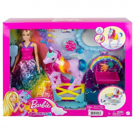 BARBIE DREAMTOPIA UNICORNIO ARCOIRIS GTG01