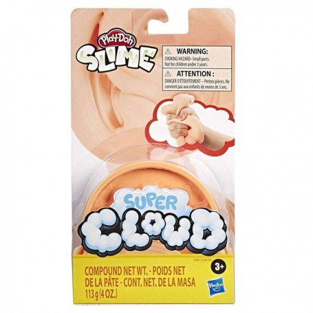 PLAY-DOH SUPER CLOUD SLIME SINGLE CAN - NARANJA E8793