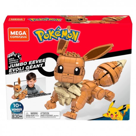 Mega Construx Pokémon Pokebola Jumbo Eevee GMD34