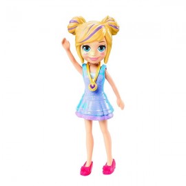 POLLY POCKET MUÑECA - VESTIDO MORADO Y AZUL FWY19