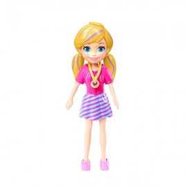 POLLY POCKET MUÑECA RAYAS AZULES FWY19