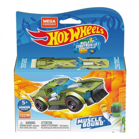 MEGA CONSTRUX HOT WHEELS AUTO DECO - MUSCLE BOUND GVM28