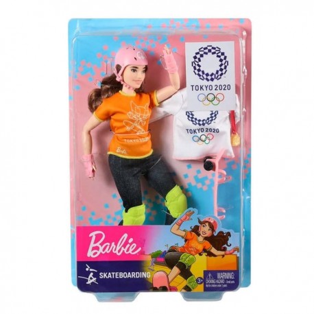 BARBIE OLIMPIADAS TOKYO 2020 - SKATE GJL73