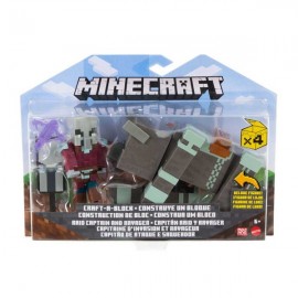 MINECRAFT 3.25" 2-PACK CONSTRUYE UN BLOQUE GTT53