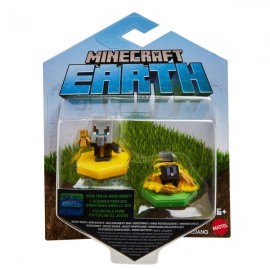 MINECRAFT SURTIDO 2-PACK FIGURAS BOOST MINI - AMARILLO GKT41