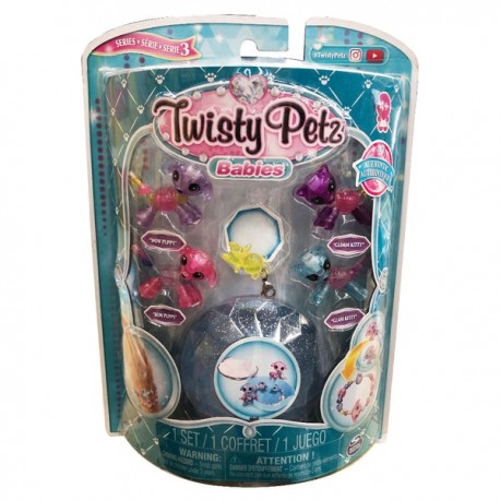 TWISTY PETZ 4 FIGURAS BEBES - PERROS Y GATOS 6044224