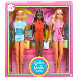 BARBIE SET DE REGALO MUÑECAS MALIBU GTJ86