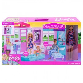 BARBIE NUEVA CASA GLAM CON MUÑECA FXG55