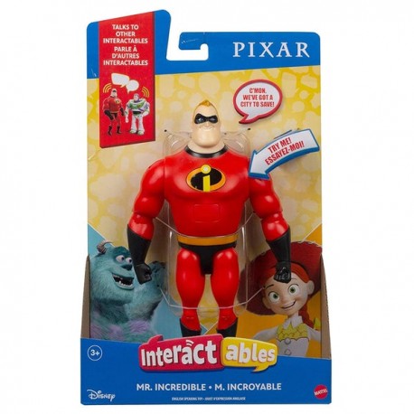 PIXAR FIGURAS INTERACTIVAS 7" - MR. INCREÍBLE HBK81