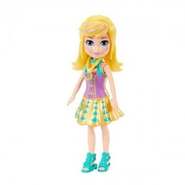 POLLY POCKET MUÑECO - FALDA AMARILLA FWY19