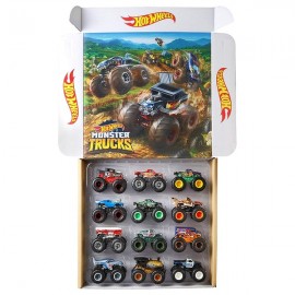 HOT WHEELS MONSTER TRUCKS 1:64 12 PACK GGC61