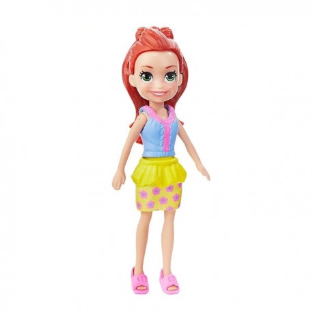 POLLY POCKET MUÑECA - FALDA AMARILLA FWY19