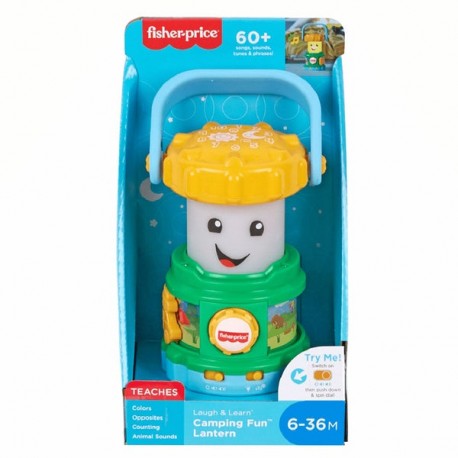 FISHER PRICE RIE Y APRENDE LINTERNA CAMPAMENTO DIVERTIDO GRW50