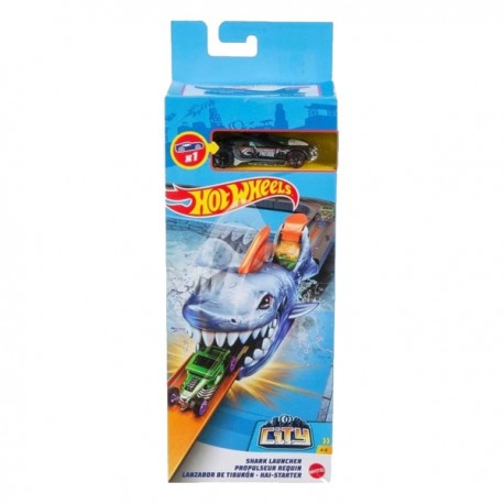 HOT WHEELS LANZADORES NEMESIS - SHARK LAUNCHER GVF41