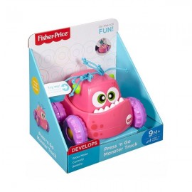 FISHER-PRICE MONSTRUO PRESIONA Y PERSIGUE - ROSA DRG16