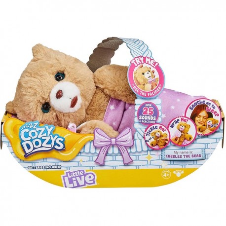 LITTLE LIVE PETS COZY DOZY - CUBBLES THE BEAR HBB44