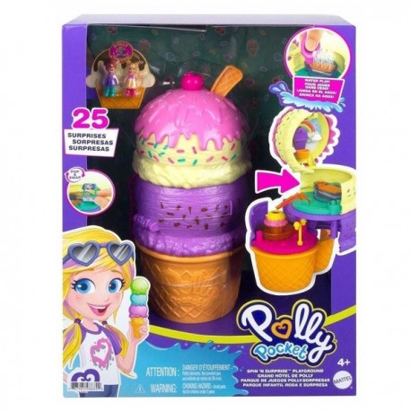 POLLY POCKET MUNDOS DE SORPRESAS - PARQUE DE JUEGOS HFP98